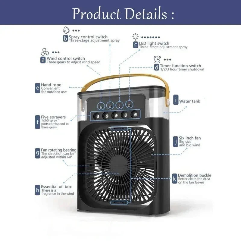 3-in-1 Portable Air Cooler - Your Personal Air Sanctuary